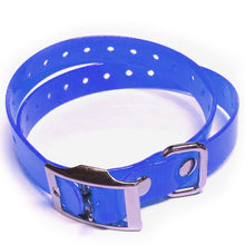 Load image into Gallery viewer, 18mm Wide Replacement Dog Collar for tt15 mini t5 mini and training collars in Orange or Blue
