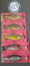 Load image into Gallery viewer, Segmented swim baits Ideal for Barra and big Cod
