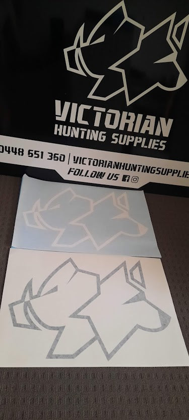 VHS shaped logo stickers (large) FREE SHIPPING BACK IN STOCK!!!!