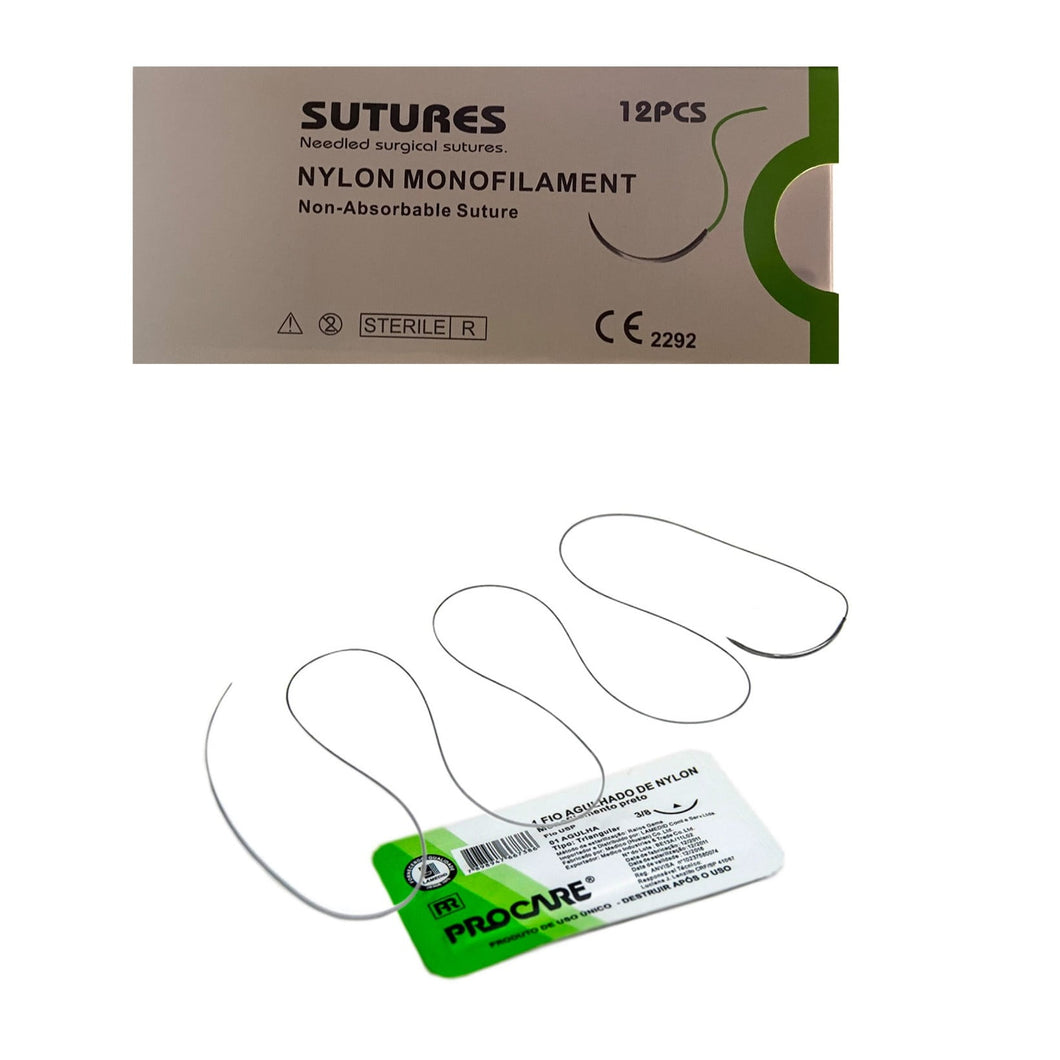 SURGICAL SUTURE 3-0, GS 30 MM NEEDLE, 75 CM BLUE FREE SHIPPING