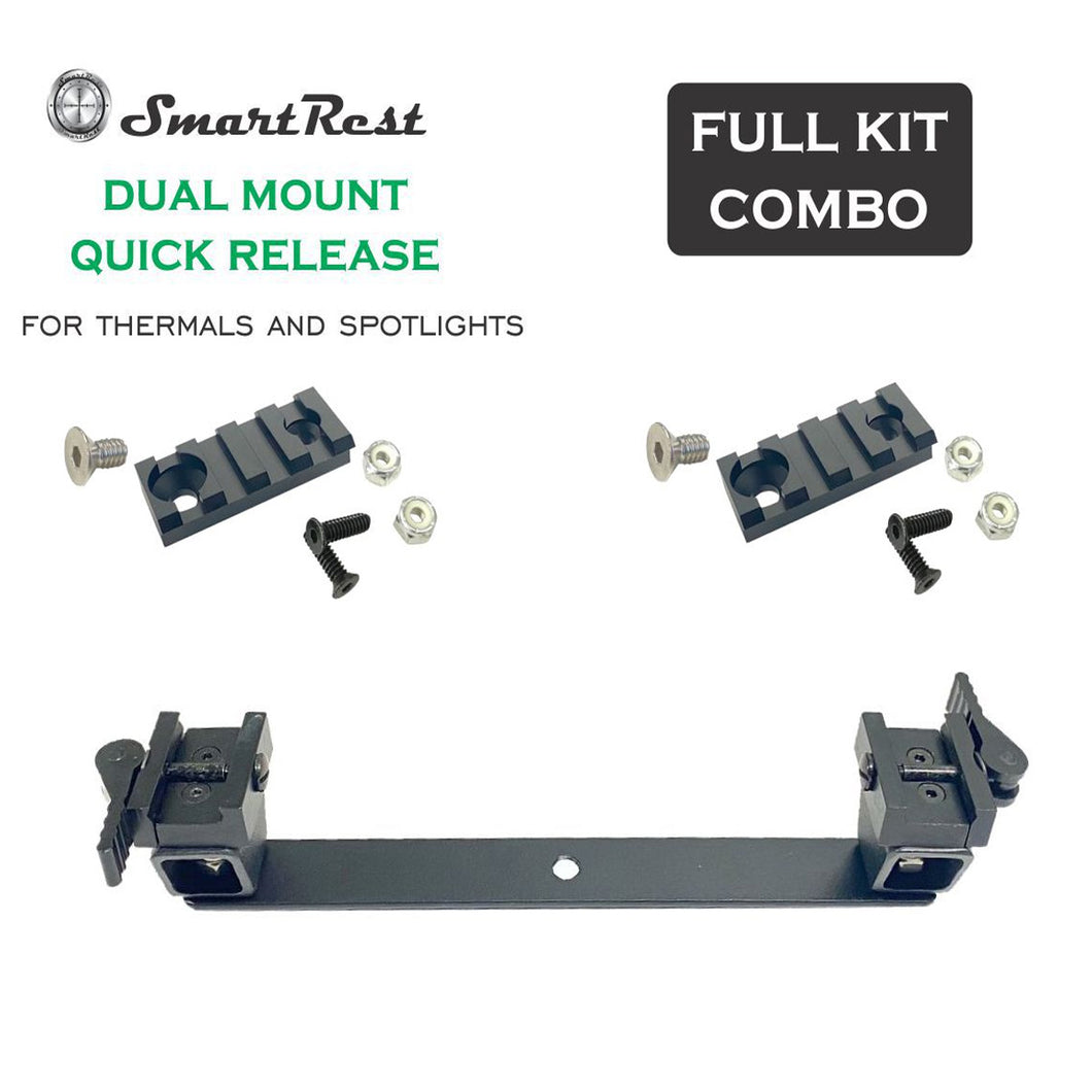 SmartRest Dual QR Mount + 2 Rails NEW PRODUCT TO VHS