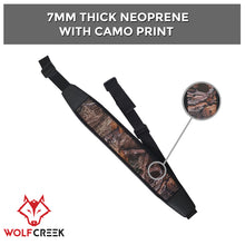 Load image into Gallery viewer, Wolf Creek Pink Camo or Brown Camo Comfort Stretch Gun Sling w Swivels SALE NOW ON!
