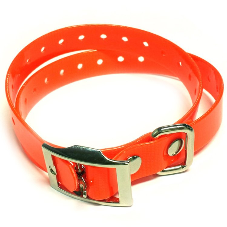 18mm Wide Replacement Dog Collar for tt15 mini t5 mini and training collars in Orange