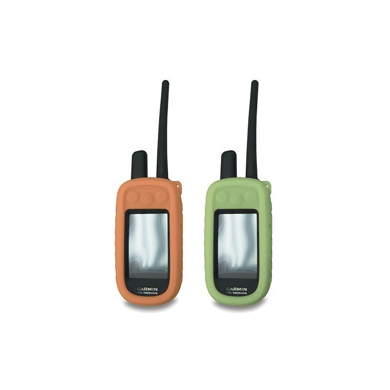 Garmin Alpha 100 GPS Dog Tracking Device Glow Protective Rubber Case Orange/Green FREE SHIPPING